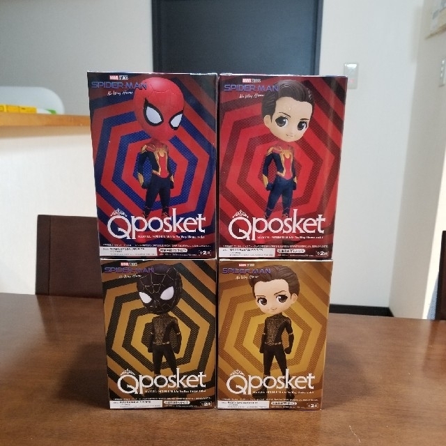 MARVEL Qposket フィギュア セット スパイダーマン