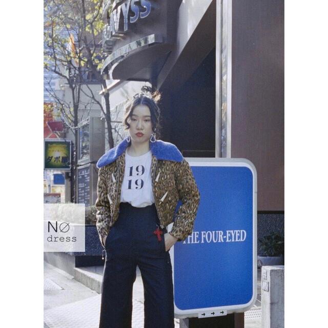 Nodress ジャケット ヒョウ柄 アウター ショート丈 コート レディース