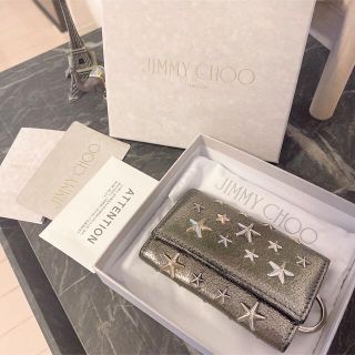 ジミーチュウ(JIMMY CHOO)のジミーチュウ JIMMY CHOO キーケース キーリング シルバー(キーケース)