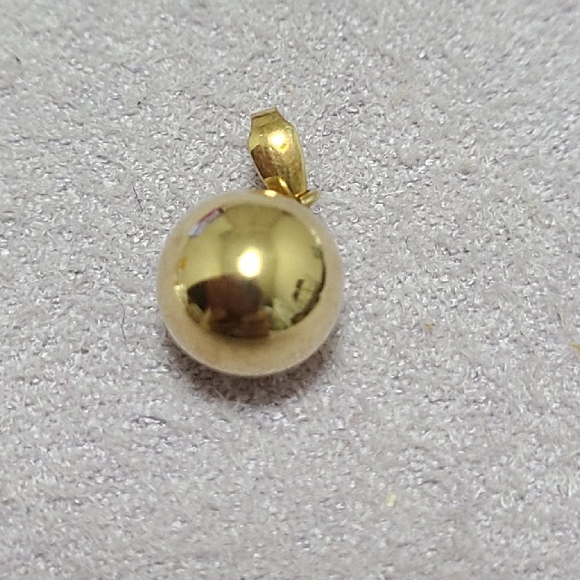K18 まんまる球体 ネックレストップ 玉