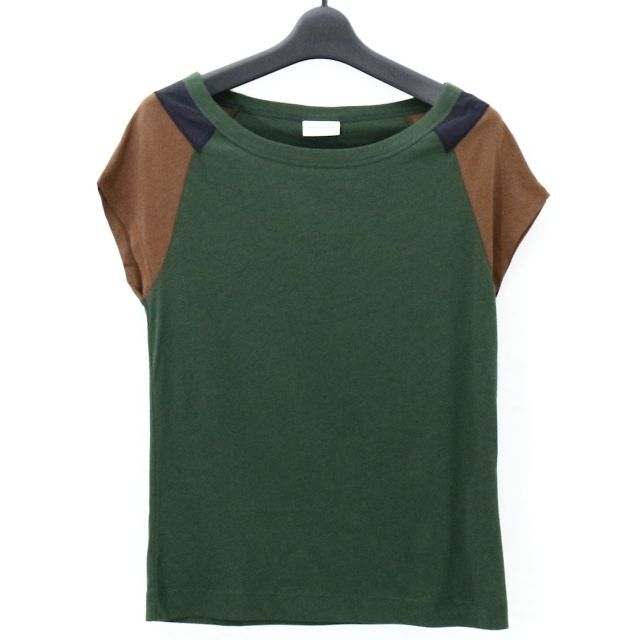 DRIES VAN NOTEN(ドリスヴァンノッテン)のドリスヴァンノッテン カラーブロックフレンチスリーブTシャツ レディースのトップス(Tシャツ(半袖/袖なし))の商品写真