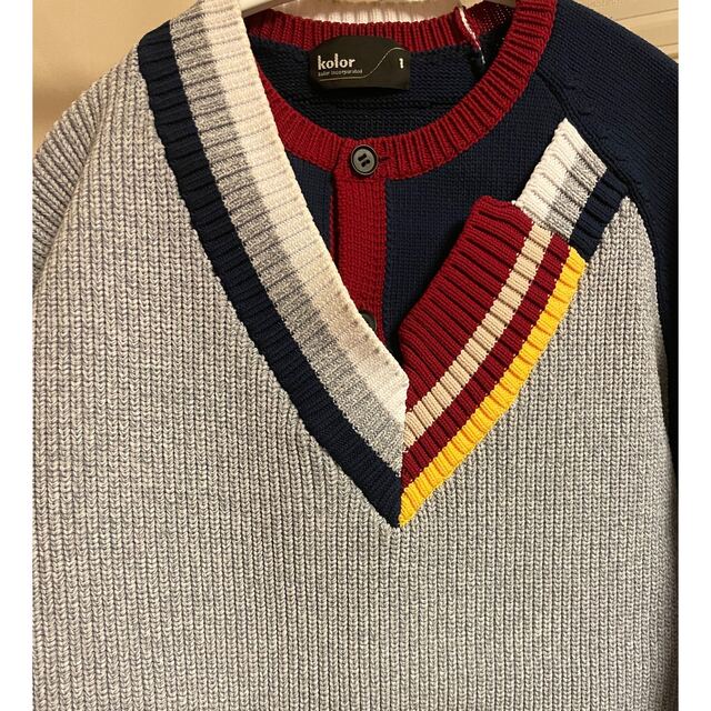 初売りセール) 美品20SS 820M△ kolorカラー ニット エステルヤーン