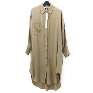 アパルトモンドゥーズィエムクラス(L'Appartement DEUXIEME CLASSE)のセキュラー 19SS SHIRT DRESS テンセルシャツワンピース(ロングワンピース/マキシワンピース)