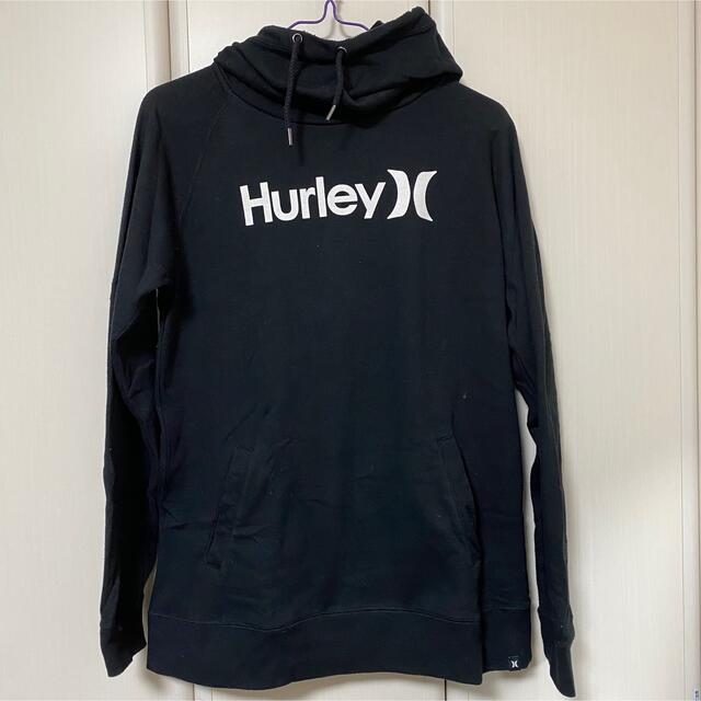 Hurley(ハーレー)の【kou様専用】Hurley：フーディー 黒 / Mサイズ メンズのトップス(パーカー)の商品写真
