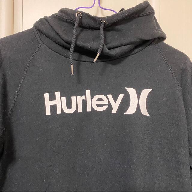 Hurley(ハーレー)の【kou様専用】Hurley：フーディー 黒 / Mサイズ メンズのトップス(パーカー)の商品写真