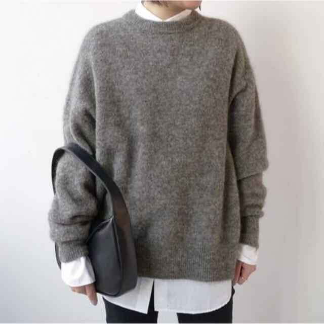 DEUXIEME CLASSE(ドゥーズィエムクラス)のdeuxiemeclasse Winter クルーネックニット 21AW  レディースのトップス(ニット/セーター)の商品写真