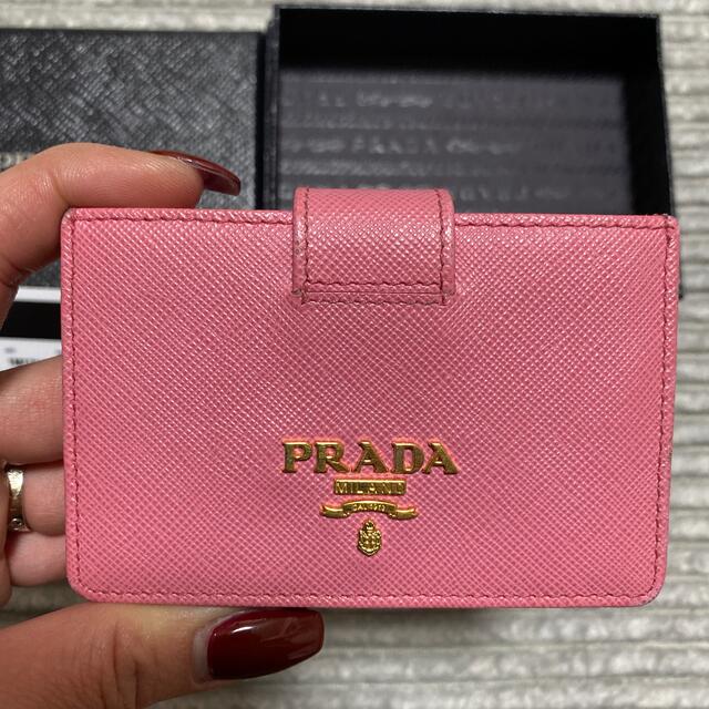 高額売筋 PRADA カードケース ジャバラ サフィアーノレザー ilam.org