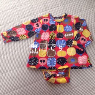 マリメッコ(marimekko)のマリメッコ✨長袖肌着(ロンパース)