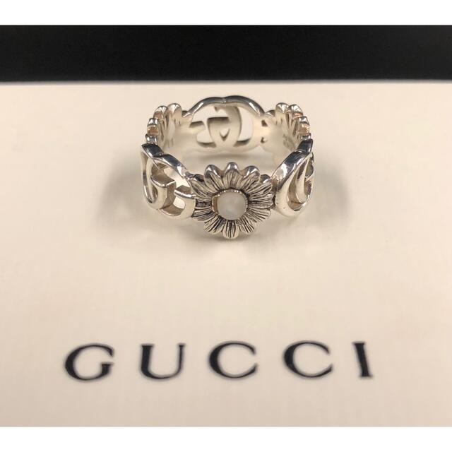 Gucci - グッチ シルバー リング ダブルG フラワーの通販 by ちくわ's
