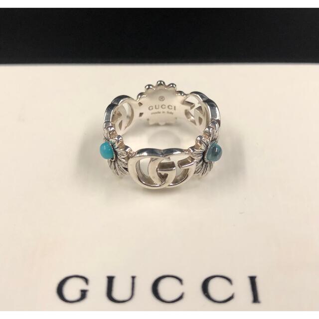 Gucci(グッチ)のグッチ　シルバー　リング　ダブルG フラワー レディースのアクセサリー(リング(指輪))の商品写真