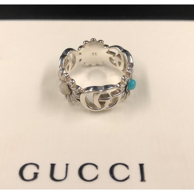 Gucci - グッチ シルバー リング ダブルG フラワーの通販 by ちくわ's