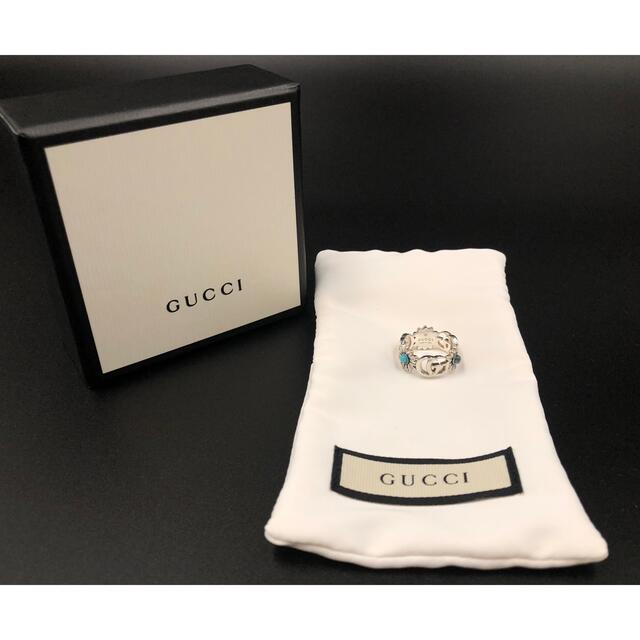 Gucci(グッチ)のグッチ　シルバー　リング　ダブルG フラワー レディースのアクセサリー(リング(指輪))の商品写真