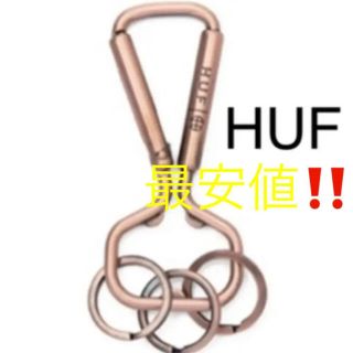 ハフ(HUF)のHUFカラビナBRONZEBOTTLEOPENER CARABINERレア‼️(キーホルダー)