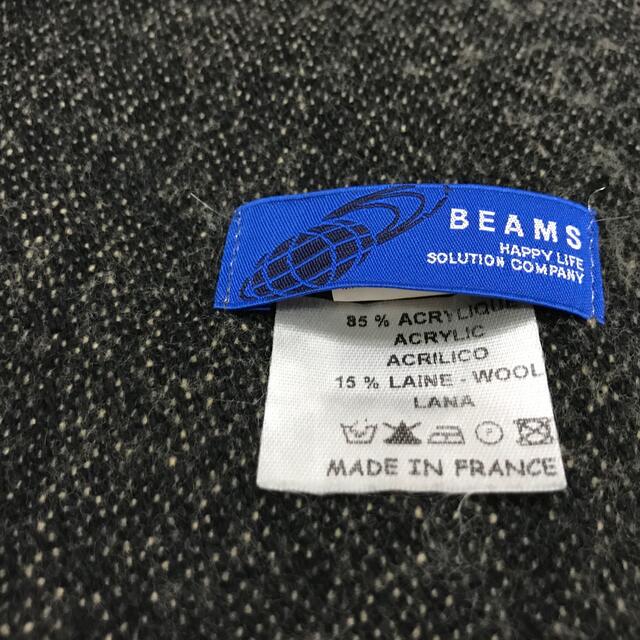 BEAMS(ビームス)の✔︎フランス製　ビームス　マフラー　ストール　ブロックパターン　おしゃれ レディースのファッション小物(マフラー/ショール)の商品写真