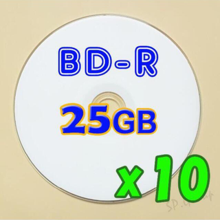 ブルーレイディスク BD-R(25GB)ハードコート【10枚】データ&録画　簡易(その他)