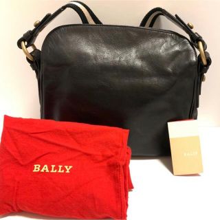 バリー(Bally)の美品BALLYバリー ハンドバッグ ブラックメンズ レディース ショルダーバック(ショルダーバッグ)