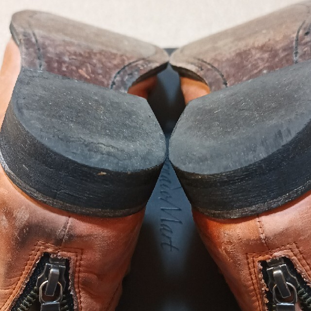 TORNADO MART(トルネードマート)のTORNADO MART　ショートブーツ　茶色　Ｍサイズ　メンズ メンズの靴/シューズ(ブーツ)の商品写真