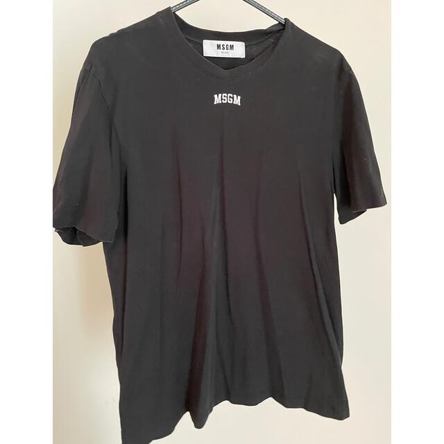 MSGM(エムエスジイエム)のMSGM Ｔシャツ 黒 XS レディースのトップス(Tシャツ(半袖/袖なし))の商品写真