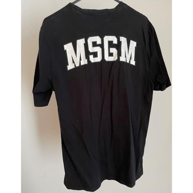 MSGM(エムエスジイエム)のMSGM Ｔシャツ 黒 XS レディースのトップス(Tシャツ(半袖/袖なし))の商品写真