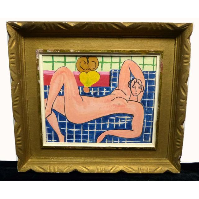 1935年 アンリ・マティス「バラ色の裸婦のための習作