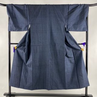 男着物 美品 優品 146.5cm 71cm 正絹 【中古】(着物)