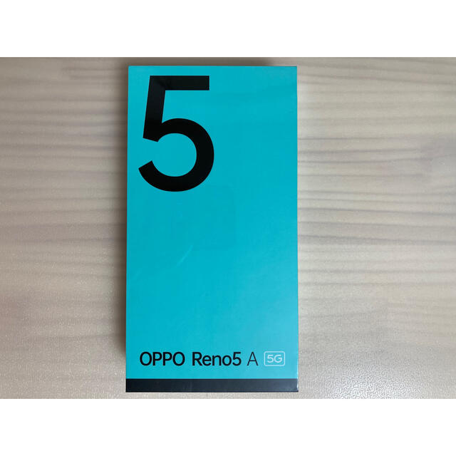 新品未開封 OPPO Reno5 A/アイスブルー/SIMフリー/Ymobile