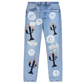 オフホワイト(OFF-WHITE)の新品denim tears x virgil 34 saint michael(デニム/ジーンズ)