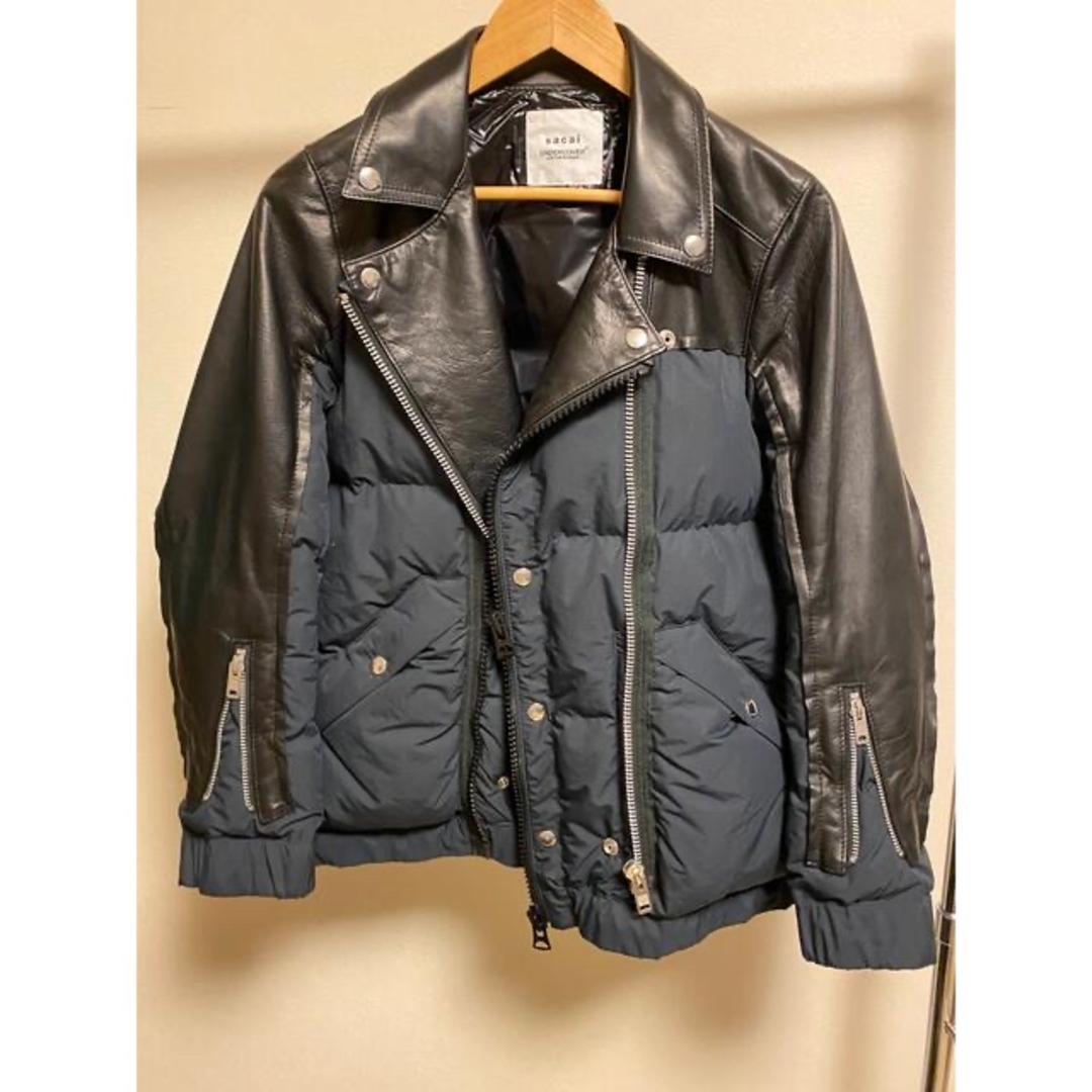 sacai - undercover×sacai カスタムレザーライダース ダウンの通販 by