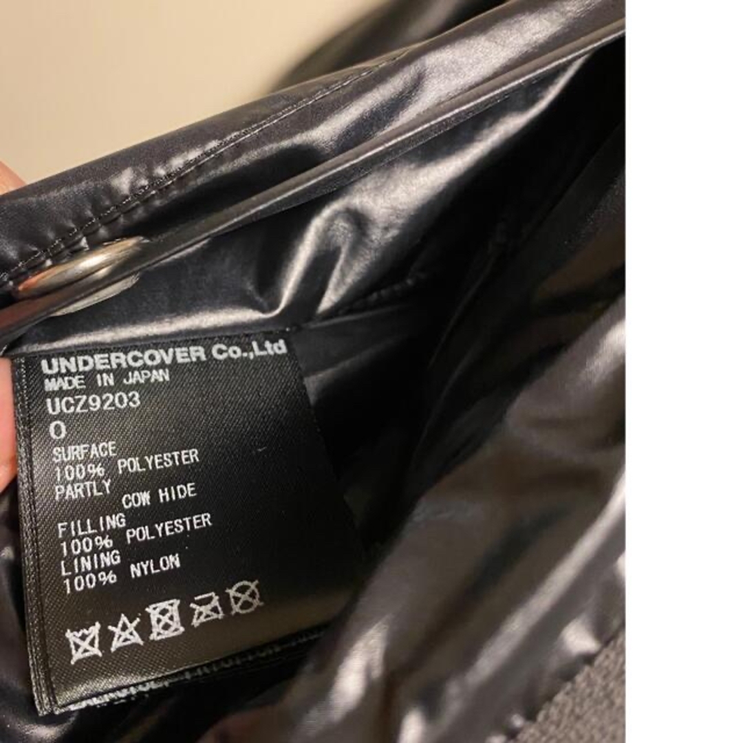 undercover×sacai カスタムレザーライダース ダウン