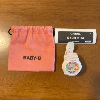 ベビージー(Baby-G)の美品　CASIO BABY-G 5194＊JA ホワイト(腕時計)