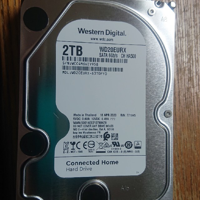 ＨＤＤ 2TB