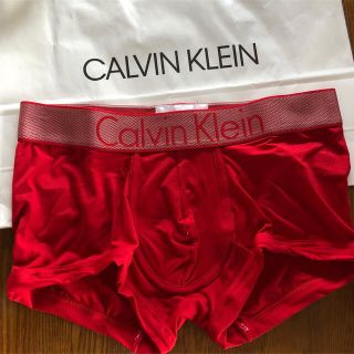 カルバンクライン(Calvin Klein)のCustomized Stretch Micro（ボクサーブリーフタイプ）レッド(ボクサーパンツ)