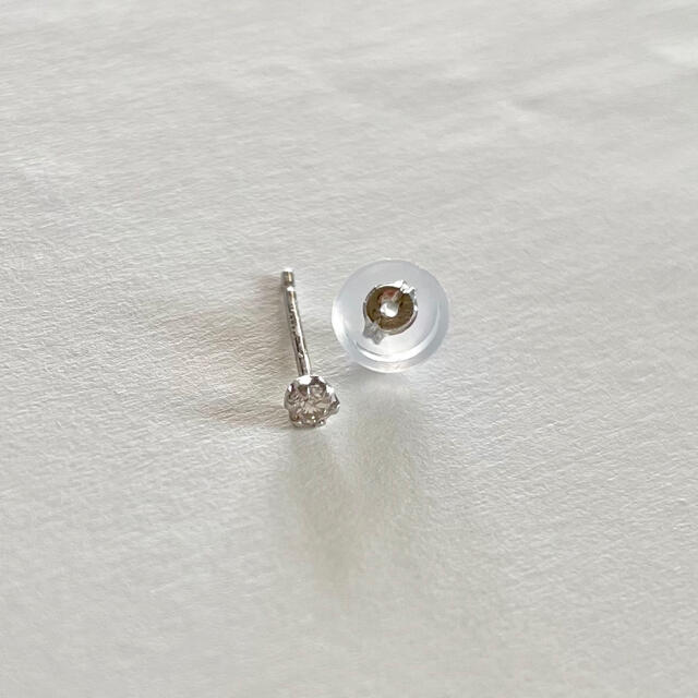 ダイヤモンドピアス  片耳 プラチナピアス 0.05ct pt900