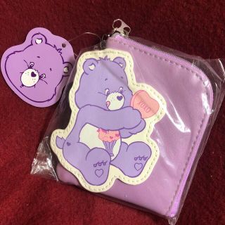 ケアベア(CareBears)の可愛らしいCareBearsケアベア のファスナーポーチ (キャラクターグッズ)