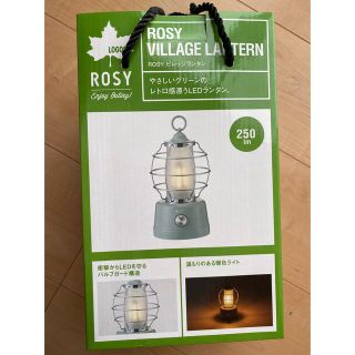 ロゴス(LOGOS)のROSY ビレッジランタン　250ml(ライト/ランタン)