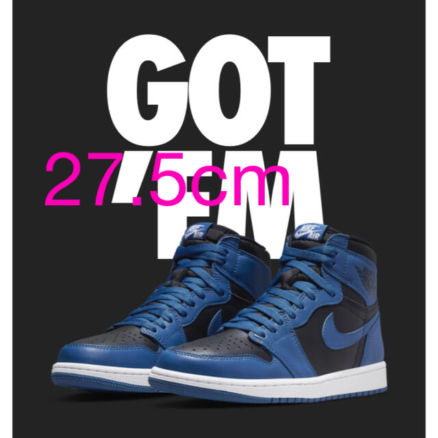 新品未使用サイズAir Jordan 1 High OG "Dark Marina Blue"