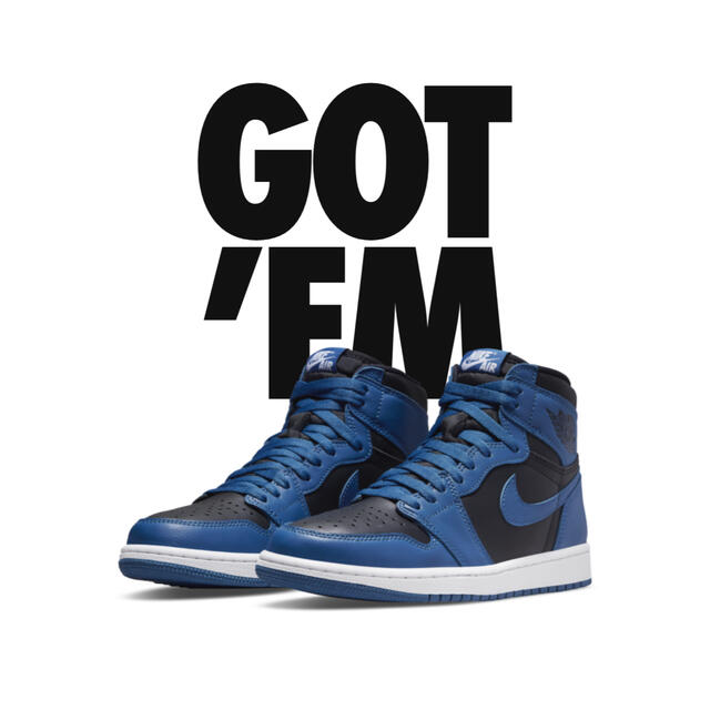 NIKE AIR JORDAN 1 DARK MARINA BLUE