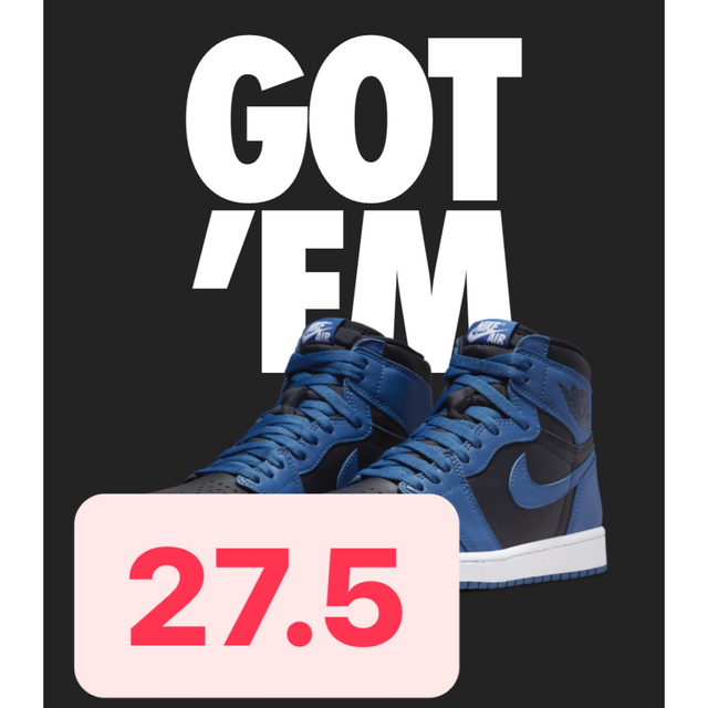 NIKE AIR JORDAN 1 HIGH DARK MARINA BLUE