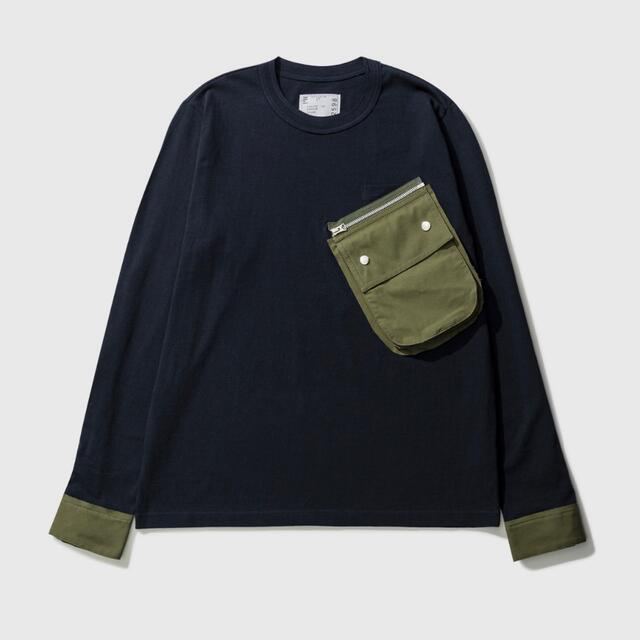 sacai(サカイ)のSacai cotton long sleeve t-shirt 21aw メンズのトップス(Tシャツ/カットソー(七分/長袖))の商品写真