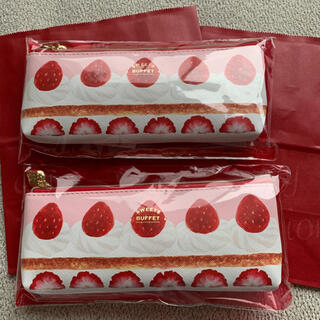 イオン(AEON)のメリー　イオン限定　ストロベリーポーチ２個セットチョコレート　紙袋付き(菓子/デザート)