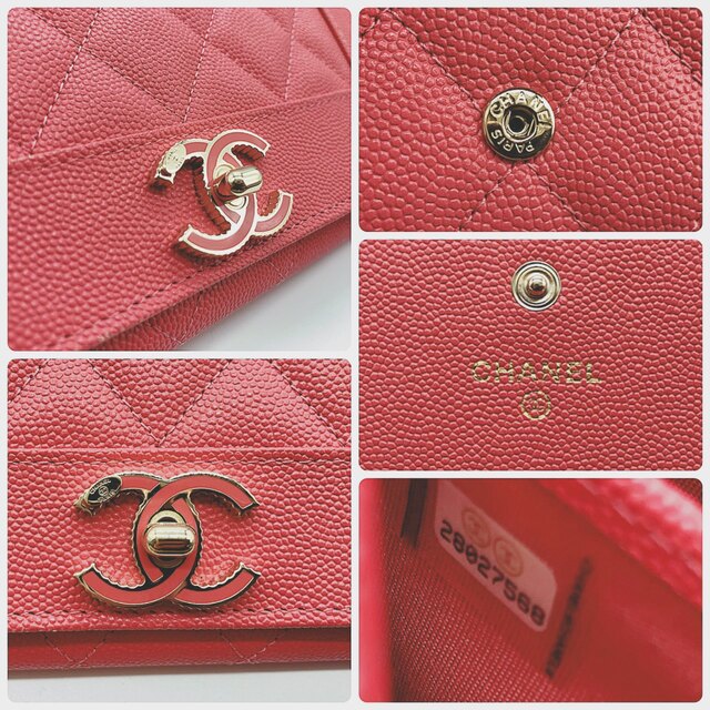 CHANEL(シャネル)の★美品★CHANEL/長財布/ピンク/マドモアゼル/シャネル/キャビア/ココ レディースのファッション小物(財布)の商品写真