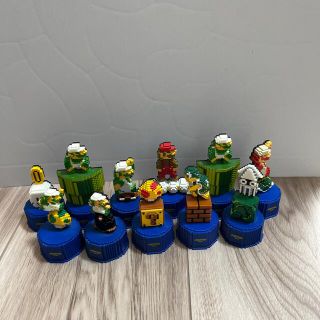 ペプシ　ボトルキャップ　ドットマリオ11個セット(ノベルティグッズ)