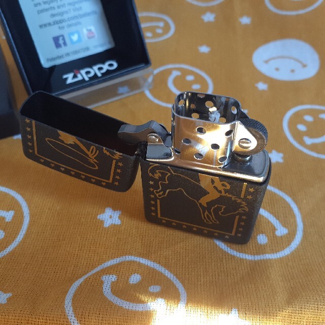 ZIPPO(ジッポー)のzippoジッポ未使用新品カウボーイ メンズのファッション小物(タバコグッズ)の商品写真