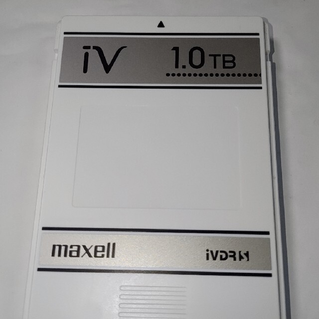 新色追加して再販 マクセル iVDR-S規格対応リムーバブル ハードディスク 1.0TB ホワイト maxell カセットハードディスク iV アイヴィ 