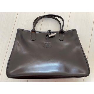 美品　Longchamp ロンシャン　ロゾ　ダークブラウン