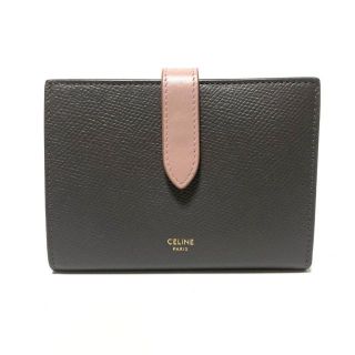 セリーヌ(celine)のセリーヌ 2つ折り財布美品  - レザー(財布)