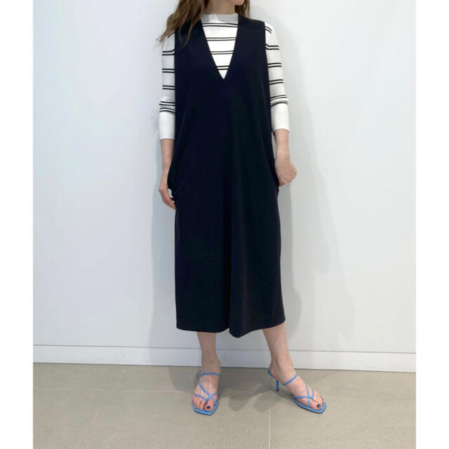 Theory - Theory 21ss Vネックワンピース の通販 by yu♡'s shop Theory - Theory 21ss Vネックワンピース の通販 by yu♡'s shop