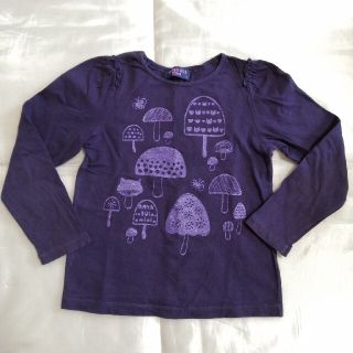 アナスイミニ(ANNA SUI mini)のアナスイミニ☆ロンティー 紫　キノコ size120cm(Tシャツ/カットソー)