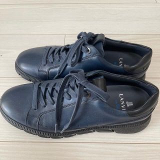 ランバンオンブルー(LANVIN en Bleu)の【専用】【新品】LANVIN en Blue 革スニーカー 25㎝(ドレス/ビジネス)