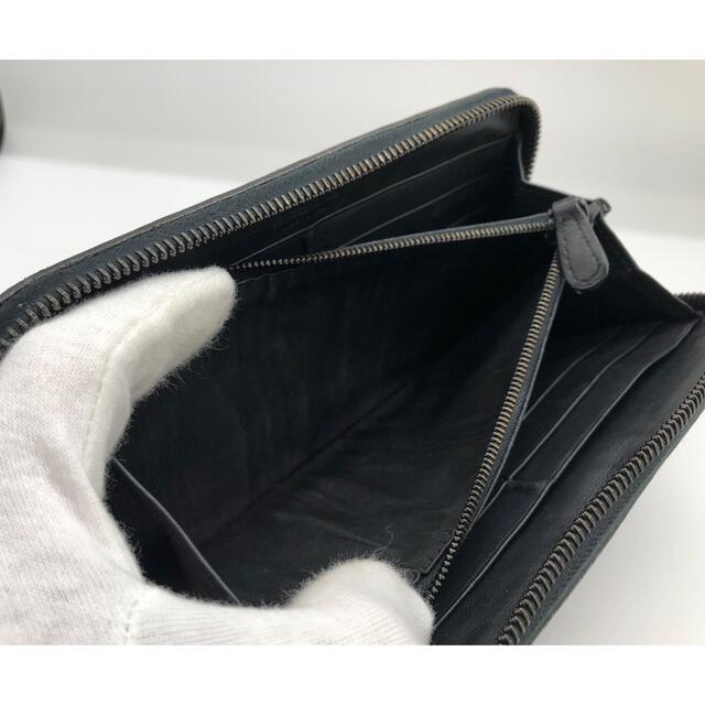 Bottega Veneta(ボッテガヴェネタ)の■レア仕様■ボッテガヴェネタ/長財布/ラウンド/イントレチャート/ハーフ/黒 レディースのファッション小物(財布)の商品写真